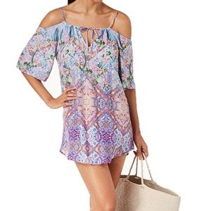 NWT Nanette Lepore Festival Cold Shoulder Coverup